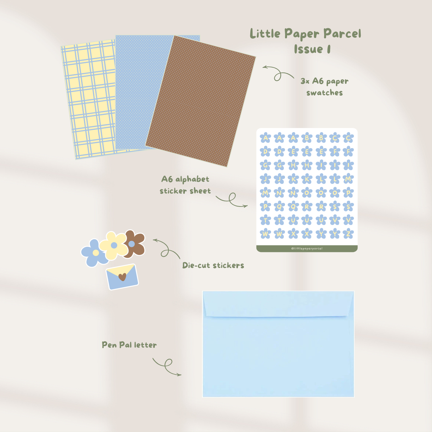 Little Paper Parcel Snail Mail ♡
